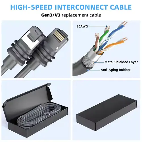Starlink V3 150ft Waterproof Extension Cable for Gen 3 Dish in Bangladesh