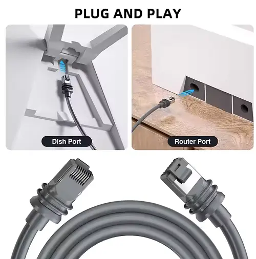 Starlink V3 150ft Waterproof Extension Cable for Gen 3 Dish in Bangladesh
